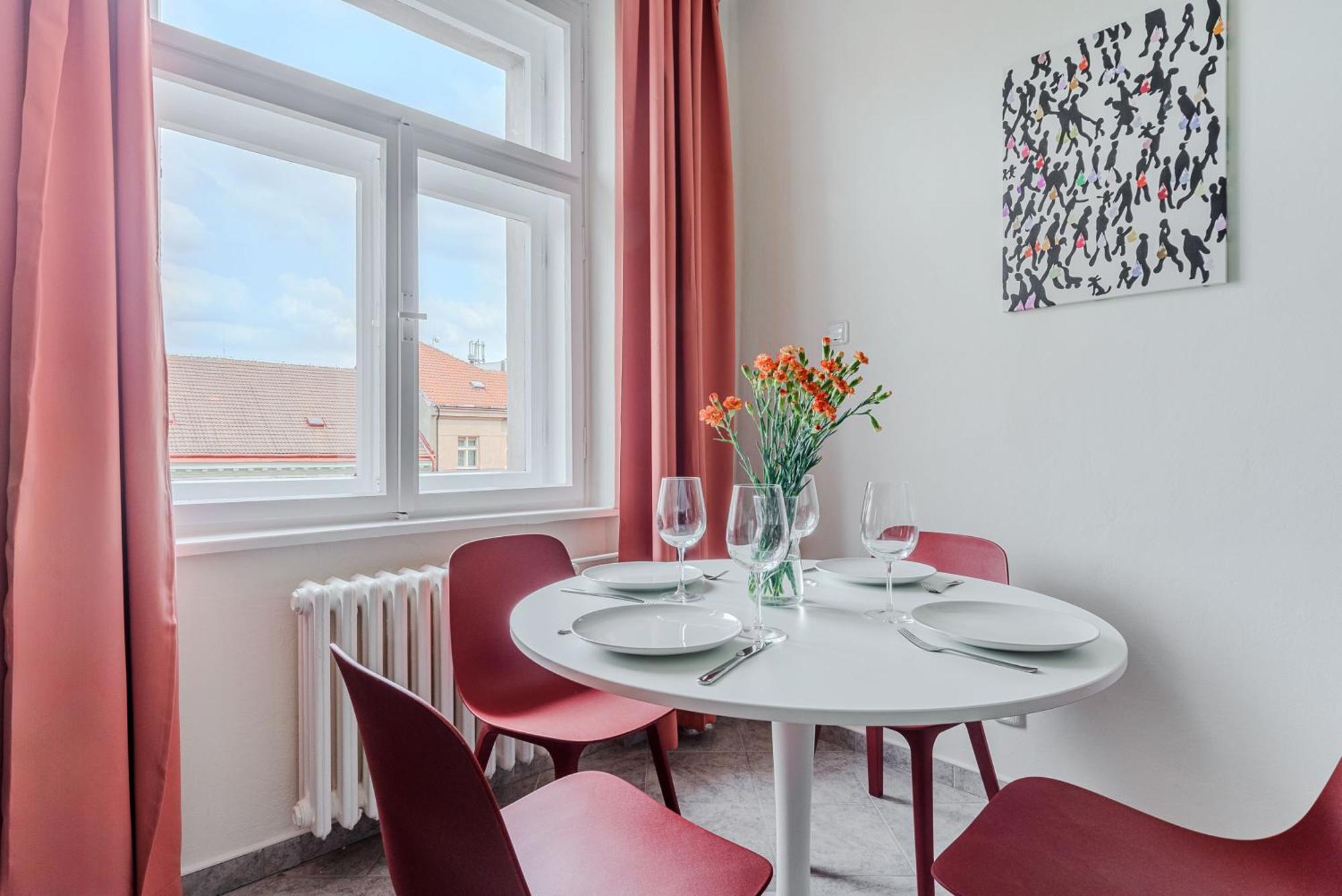 With 3 Bedroom For Family Apartment Prague